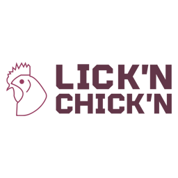 Lick'n Chick'n logo.